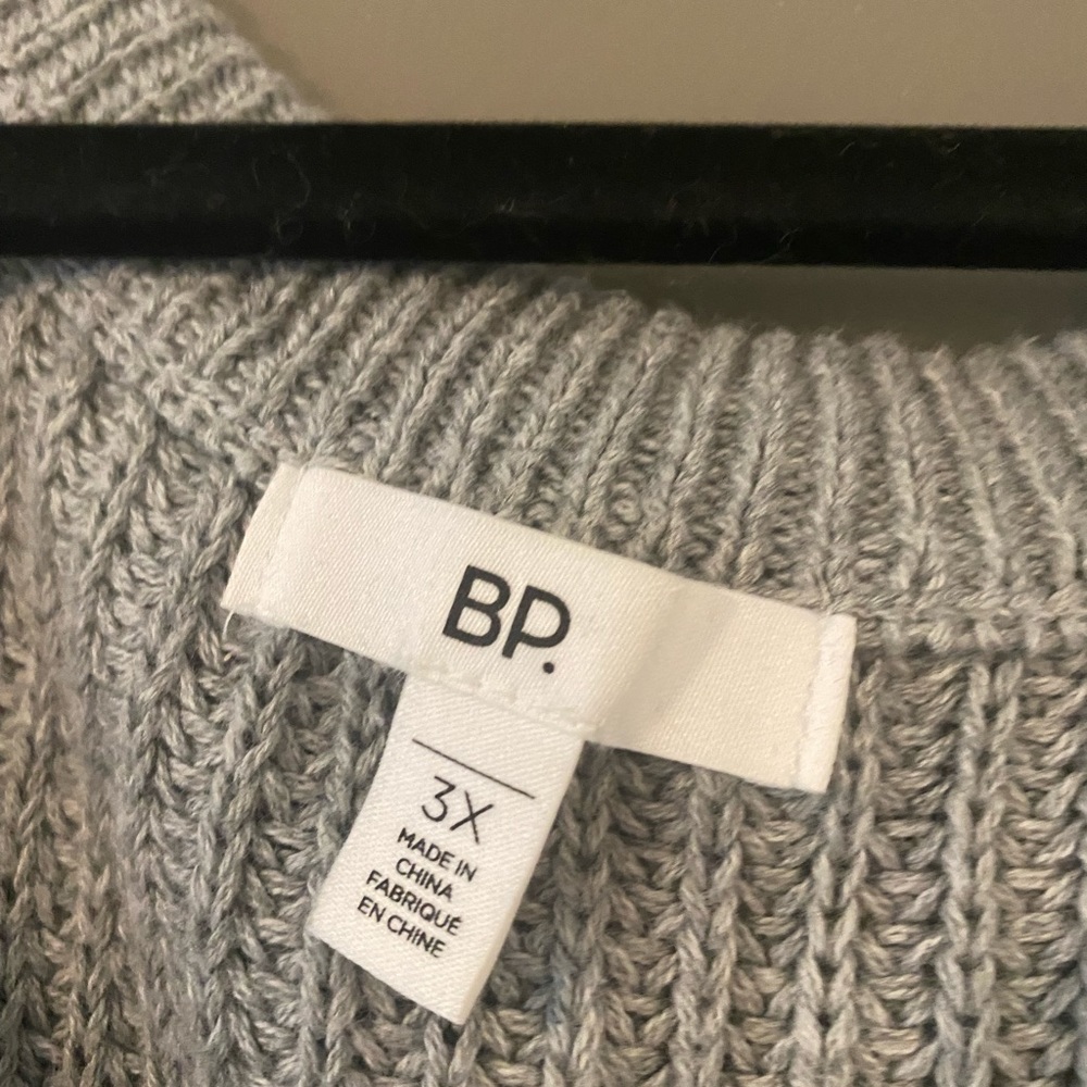 BP. grey v-neck sweater
